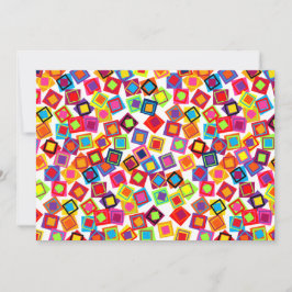 Mod Colorful Squares Kaart