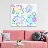 Mod Cosmic op canvas Afdruk (Insitu (Woonkamer))