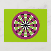 Mod Dartboard Briefkaart (Voorkant)