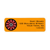  mod dartboard etiket (Voorkant)