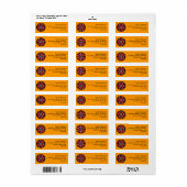  mod dartboard etiket (Full Sheet)