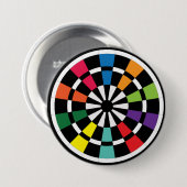 Mod Dartboard Ronde Button 7,6 Cm (Voorkant /achterkant)