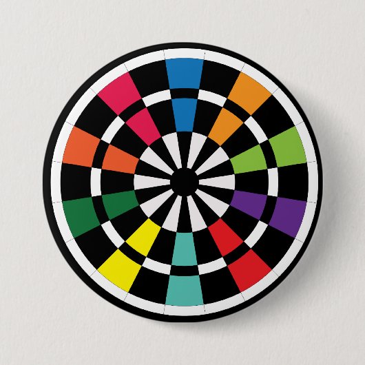 Mod Dartboard Ronde Button 7,6 Cm (Voorkant)