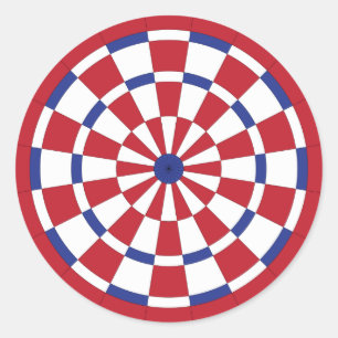 Mod Dartboard Ronde Sticker