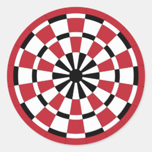 Mod Dartboard Ronde Sticker