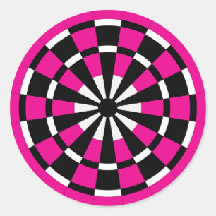 Mod Dartboard Ronde Sticker