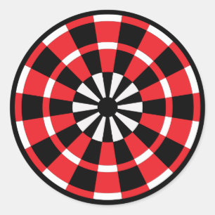 Mod Dartboard Ronde Sticker