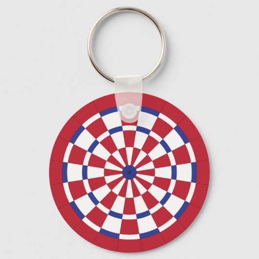 Mod Dartboard Sleutelhanger (Voorkant)