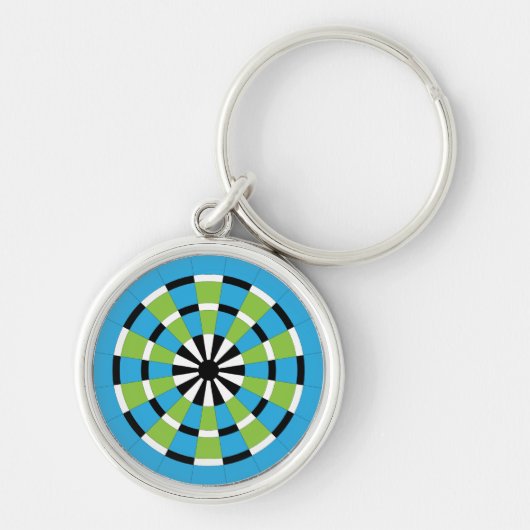 Mod Dartboard Sleutelhanger (Voorkant)