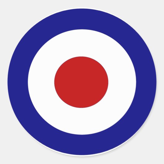 Mod Doel Ronde Sticker (Voorkant)