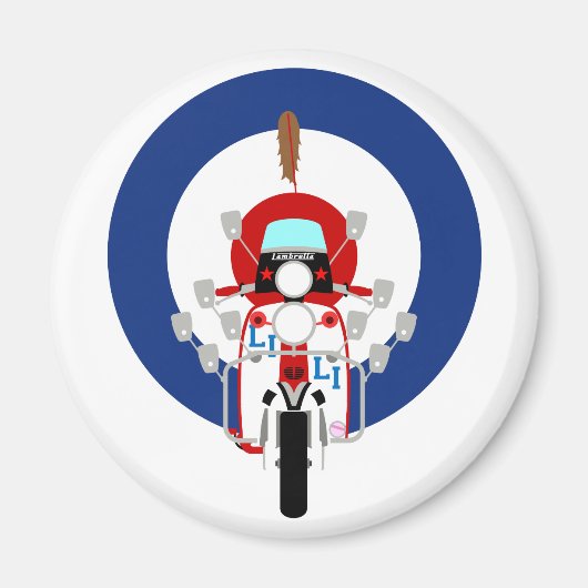 Mod Doelautoped Magneet (Voorkant)