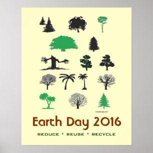 Mod Earth Day 2016 Verminder het hergebruik van he Poster