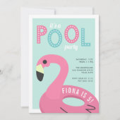 Mod Flamingo | Vrijdag van de poolpartij Kaart (Voorkant)