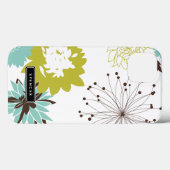 Mod Floral Patroon Gepersonaliseerde iPad Mini Cas Case-Mate iPhone Case (Achterkant (horizontaal))
