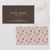 Mod Florals Visitekaartje Design (Voorkant / Achterkant)