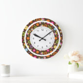 Mod Flower Grote Klok (Huis)