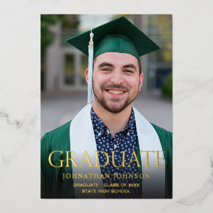 Mod Foto Afstuderen Folie Afstuderen Aankondiging