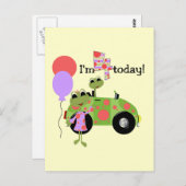 Mod Frogs 4e verjaardag Tshirts en geschenken Briefkaart (Voorkant / Achterkant)