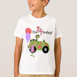 Mod Frogs 4th Birthday Tshirts et cadeaux