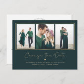 Mod Galerij EDITABLE KLOR De datum wijzigen Briefkaart (Voorkant / Achterkant)