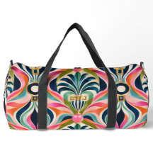 Mod Geometrische Wervel Weekender Gymtas