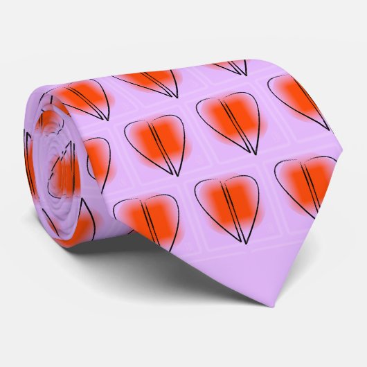 Mod Heart Love Stropdas (Opgerold)