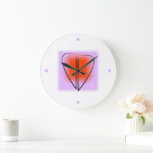Mod Heart Wall Clock Grote Klok (Huis)