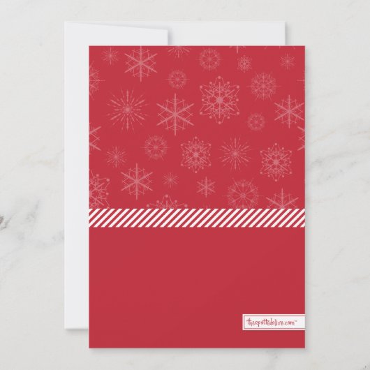 Mod Holiday Tree Noël Fête Invitation (Dos)