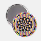 Mod Iridescent Dartboard Magneet (Voorkant / Achterkant)