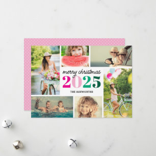 Mod Joyeux Noël 6 Collage de photos Carte de vacan