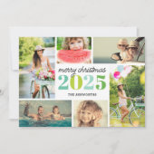 Mod Joyeux Noël 6 Photo Collage Carte de vacances (Devant)