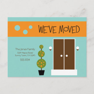 Mod - Just Moved-aankondiging Aankondigingskaart
