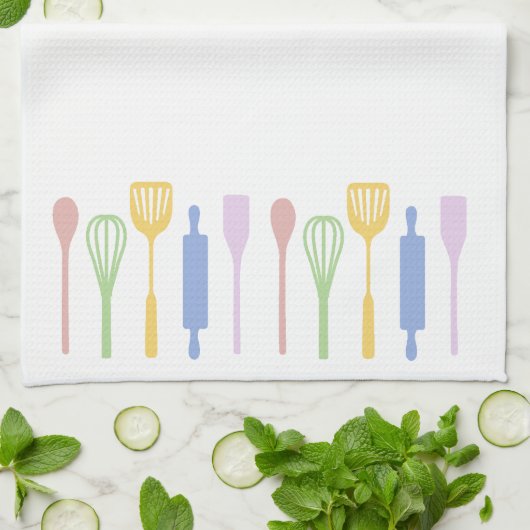 Mod Kitchen - handdoek, uiteinden Theedoek (Gevouwen)