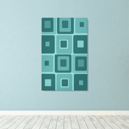  mod-kunst op Canvas (Insitu (Houten vloer))