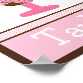 Mod Ladybug Lettre & Nom Poster d'Art Mur (Coin)