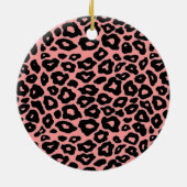 Mod Leopard Keramisch Ornament (Achterkant)