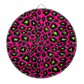 Mod Leopard Print Dartbord (Voorkant)