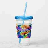 Mod libellen gepersonaliseerd   acryl drinkbeker (Achterkant)