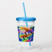 Mod libellen gepersonaliseerd   acryl drinkbeker (Links)