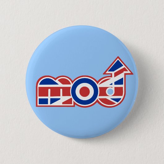 Mod Logo 2 Ronde Button 5,7 Cm (Voorkant)