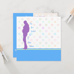 Mod Ma Baby shower Uitnodiging Sjabloon