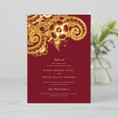 Mod Mehandi Faire-part de mariage (Debout devant)