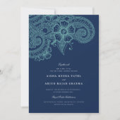 Mod Mehandi Trouw Uitnodiging (Voorkant)