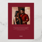 Mod Mehandi Wedding Uitnodiging (Achterkant)