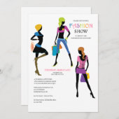 Mod Meisjes Mode Show Kaart (Voorkant / Achterkant)