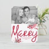 Mod Merry Berries Carte photo de vacances (Debout devant)