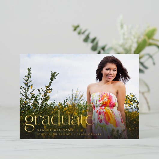 MOD Mod Foto Afstuderen Aankondiging H (Staand Voorkant)