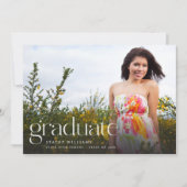 MOD Mod Photo Graduation Faire-part H (Devant)