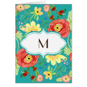 Mod Modern Floral Ranunculus Leaf Roos Bracket (Voorkant)