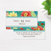 Mod Modern Floral Ranunculus Leaf Roos Bracket Visitekaartjes (Bureau)